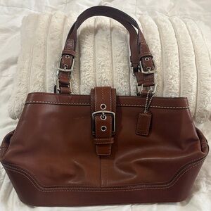 Coach Brown Leather Shoulder Bag